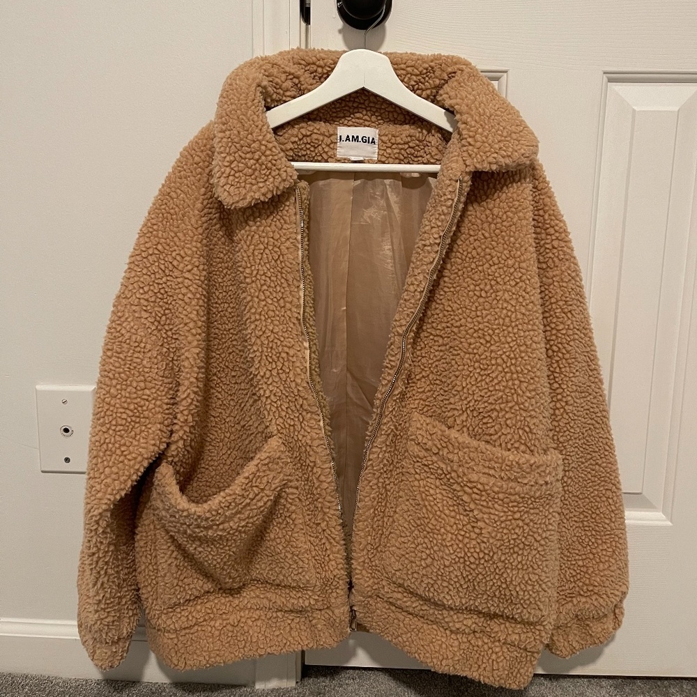 I.AM.GIA caramel pixie coat